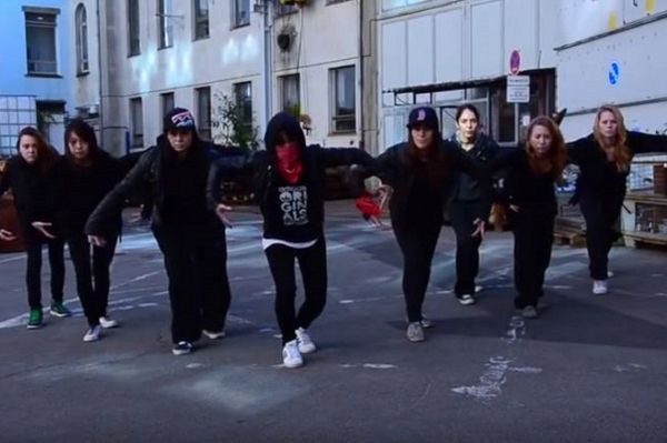 Die Forschung der Diplomarbeit tanzend erklärt (Foto: Screenshot Video von Nguyen-Kim, ScienceSlam).