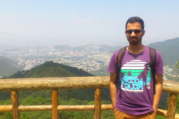 Arman Kohli im Naturpark  Parque Ecológico Chipinque (Foto: Kohli).