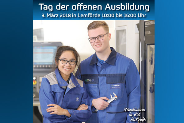 Am Standort Lemförde könnt ihr euch über die Ausbildungsberufe informieren (Bild: BASF/ZF).